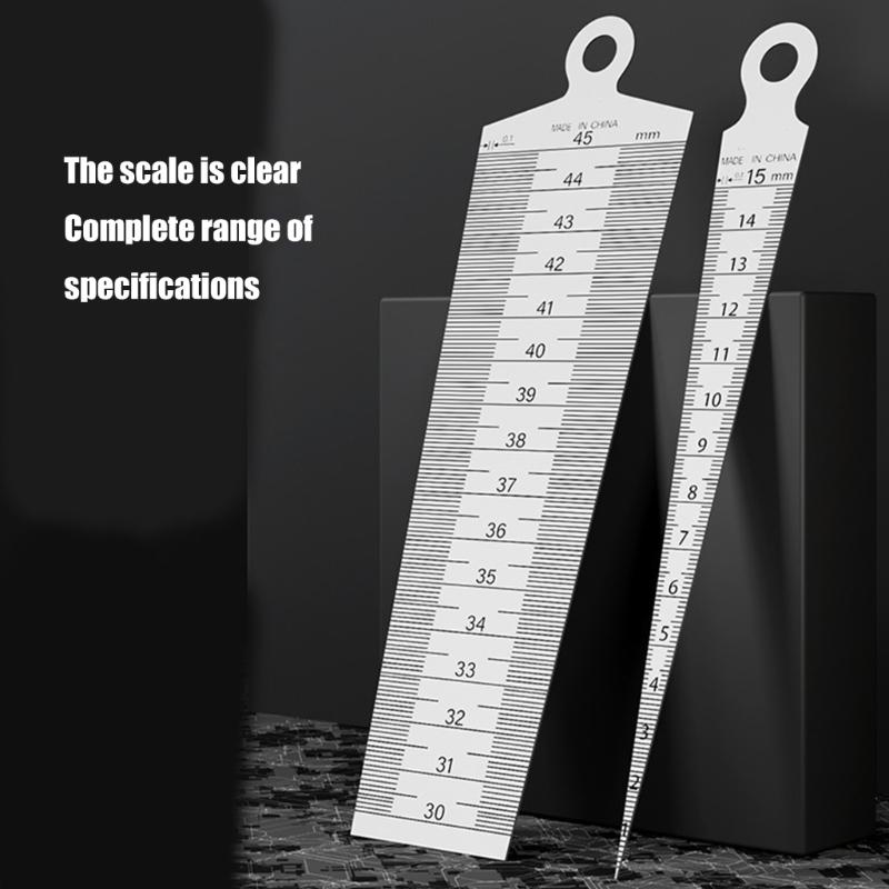 Small Taper Feeler Gauge Set Engineer Grade Taper Measuring Tool Automotive Repair Gaps Gauges Upgrades For Engineers
