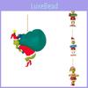 Creative Grinch Christmas Tree Decorative Acrylic Car Hanging Ornament For Holiday Cheer