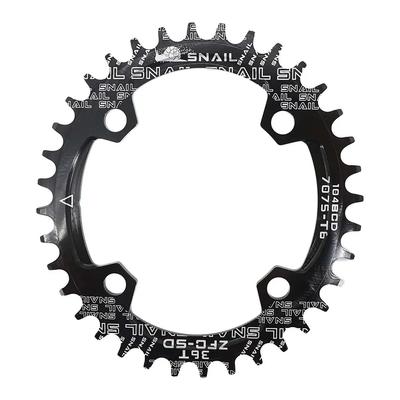 SNAIL Kettenblatt 104BCD Oval 32 34 36 38T Zähne Narrow N Wide Single Ultraleicht Platte MTB Mountainbike 104 BCD Rennrad Kettenblatt