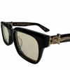 Great CHROME HEARTS Sunglasses VAGILLIONAIRE I Black 18K Mens Used