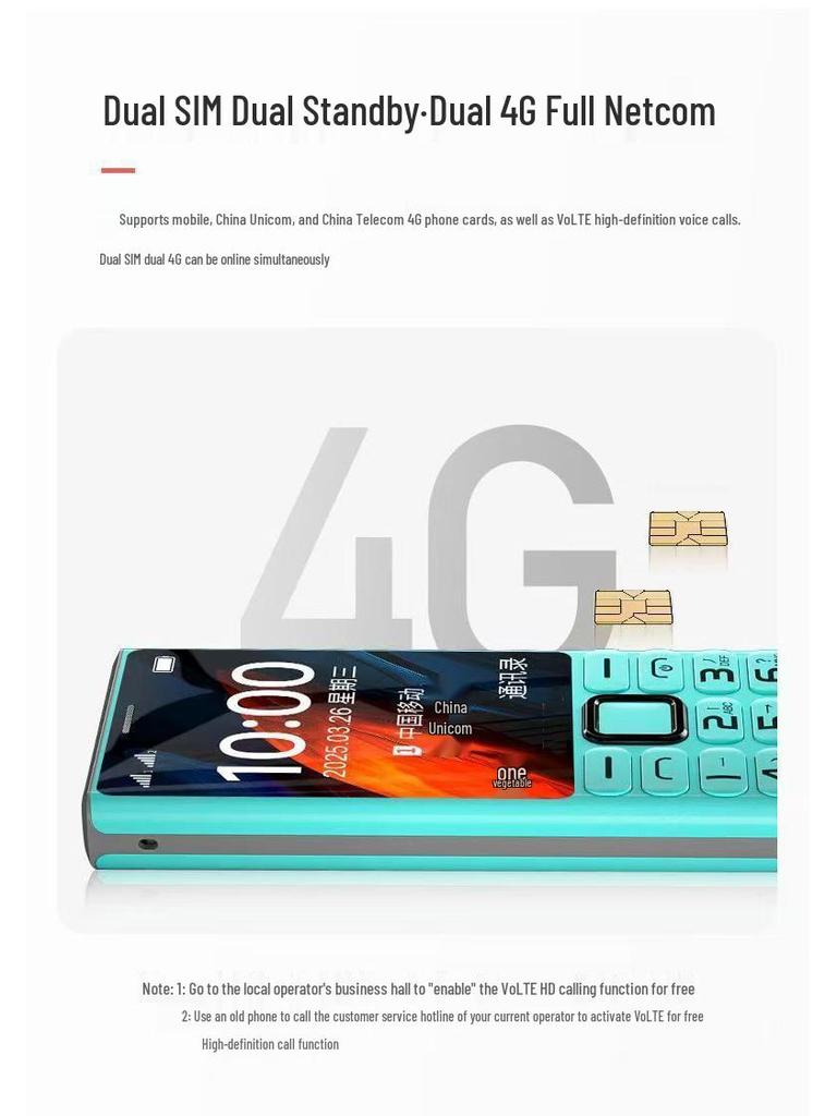 Durable 4G/5G Kids & Senior Phone: Drop-Proof with Long Battery Life