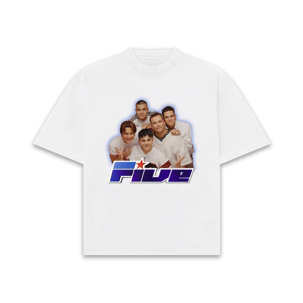 Five Adults TShirt Fun 90s Boyband Top Tour Tee New High Quality S