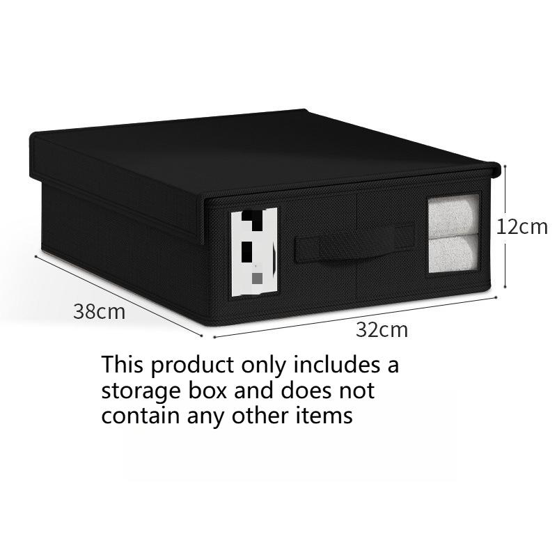 

New Solid Color Simple Non-woven Fabric Bed Sheet Storage Box Fabric Bed Sheet Storage Wardrobe Bedroom Duvet Cover Storage Box