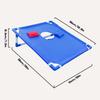 Outdoor Sandsack-Wurfspiel-Set Tragbares Cornhole-Spiel Faltbare Hof-Wurfspiele Camping Mannschaftssportarten Geschenk für Erwachsene und Kinder