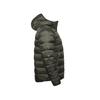 Tee Jays Men's Hooded Down Jacket In Recycled Polyester Khaki - - Khaki