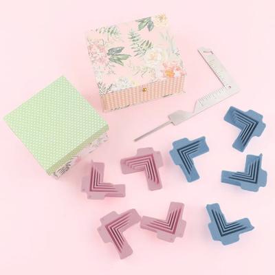 Yousheng Magnetic Corner Clamps Box Making Corner Guides Cartonnage Holding Tool Right Angle Assembly Clamps for Book Covers Chipboard Boxes
