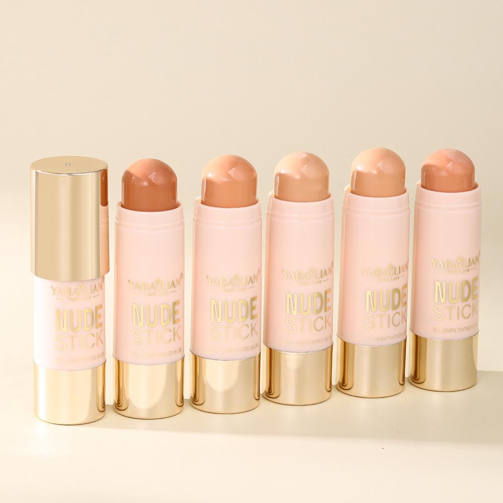 Grooming Stick Wheat Long-lasting Highlight Stick Waterproof Blush Grooming Cream Blush Stick