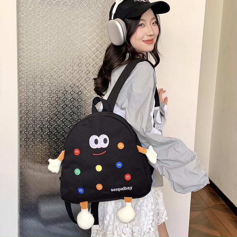Schoolbag Japanese cute cartoon casual schoolbag campus design high value large capacity backpack fashion versatile backpack
