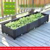 Extra Large Rectangular Green Plastic Planter Box for Family Balcony or Desktop Garden