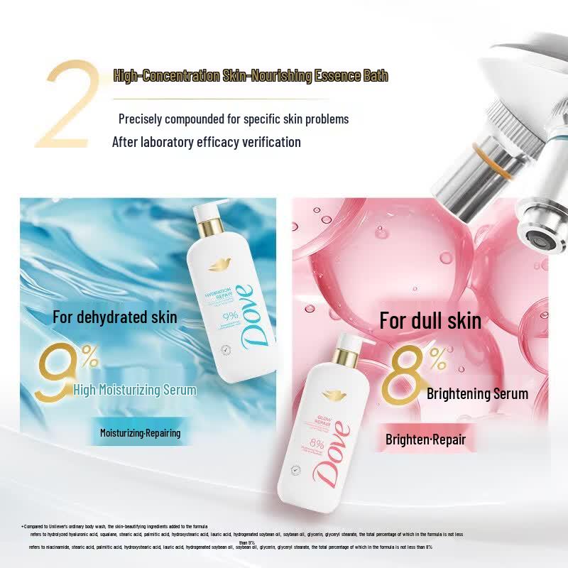Dove Hydrating Essence Shower Milk with Hyaluronic Acid