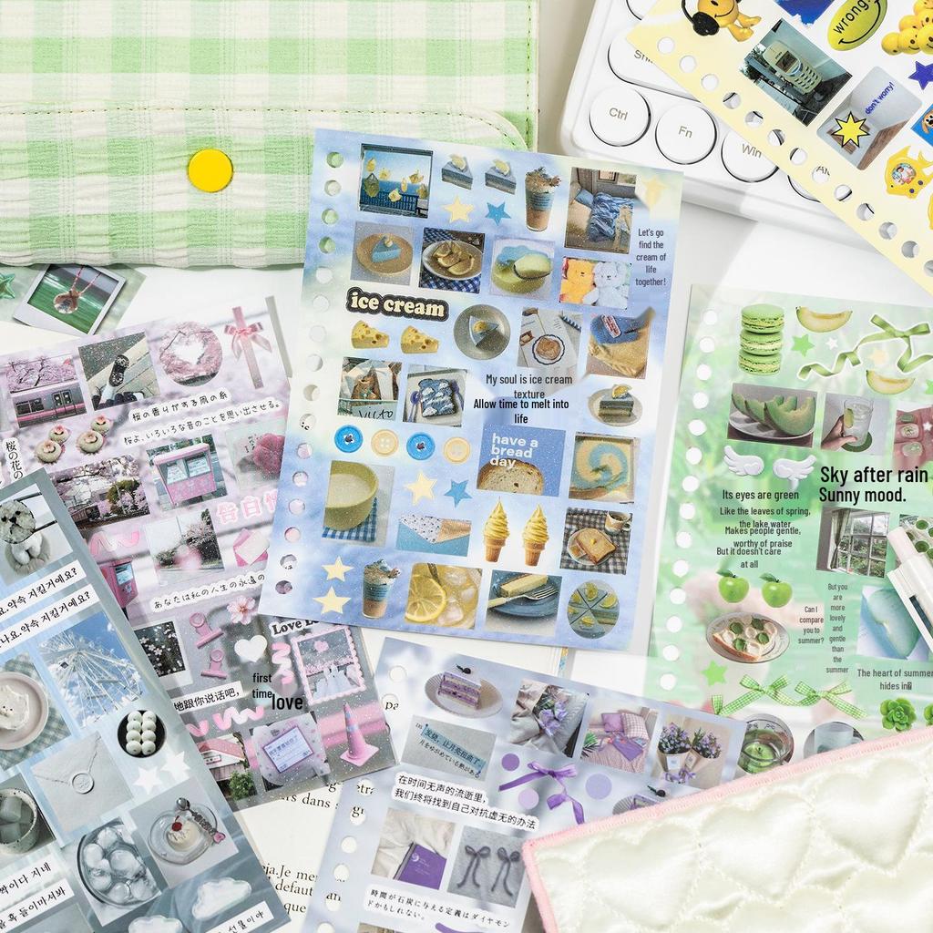 Dream Core Style Collage Sticker Book for Journals, Phone Cases, and Decor