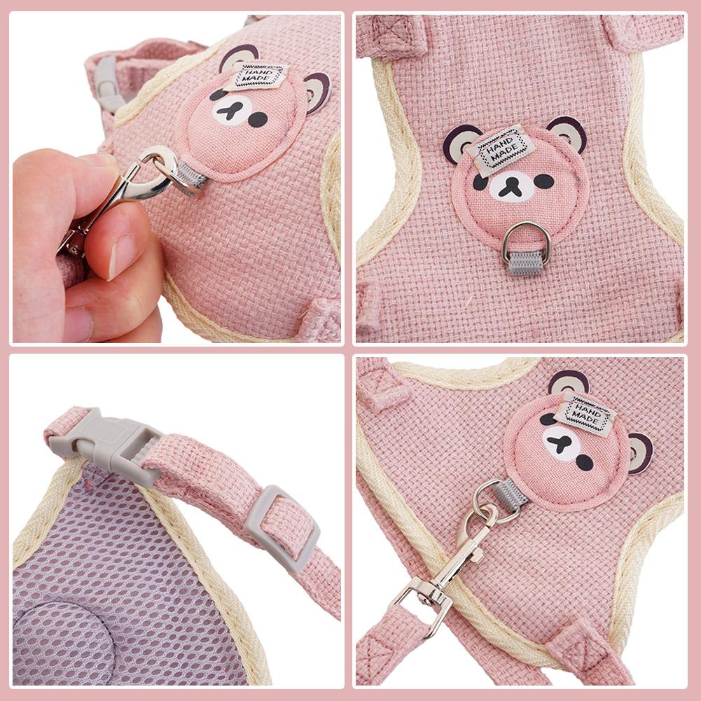 Newest Undershirt Style Pet Leash Adjustable Cat Dog Harness Breathable Leash Convenient Pet Vest For Small Dog Cat Supplies