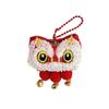 Bell Tassel Plush Snake Dolls Lion Awakening Spring Festival Pin Lion Dance Brooch  Party