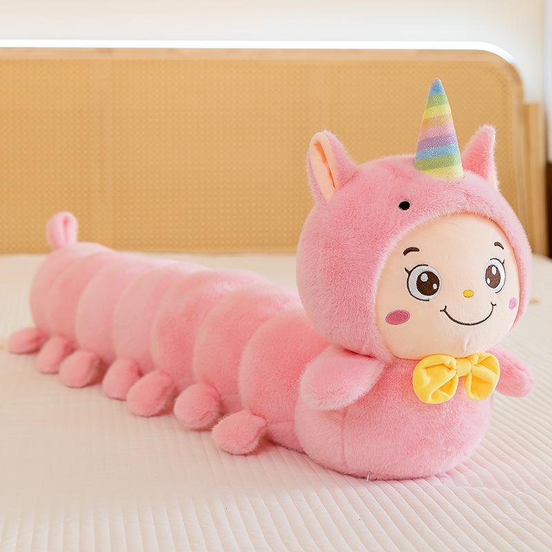 New Animal Caterpillar Plush Toy Creative Long Sleeping Pillow Large Rag Doll Birthday Gift