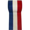 Fabric Ribbon - Tricolor - Gros Grain - Width 66 Mm - 25 Meter Reel - Polyester