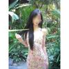 Temperament Floral Suspender Dress Women's Spring Summer Seaside Vacation Slim Temperament Hip Fish Tail Long Skirt