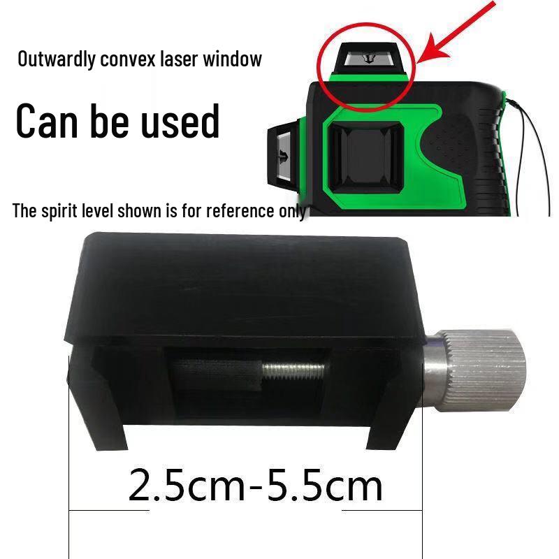 Universal Magnetic Wall Mount Bracket for 8/12 Line Level Clamp