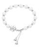 S925 Sterling Silber Pfirsichblüte Armband Weibliche Nische Exquisite Perlen Armband