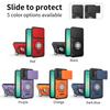 Anti-slip Armor Case For Samsung Galaxy A27 5G Slide Camera Lens Protection Rotating Ring Stand TPU Frame Plastic Phone Cover
