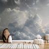Wallpaper - Astral Peace: Scattered Stars Above Delicate Clouds
