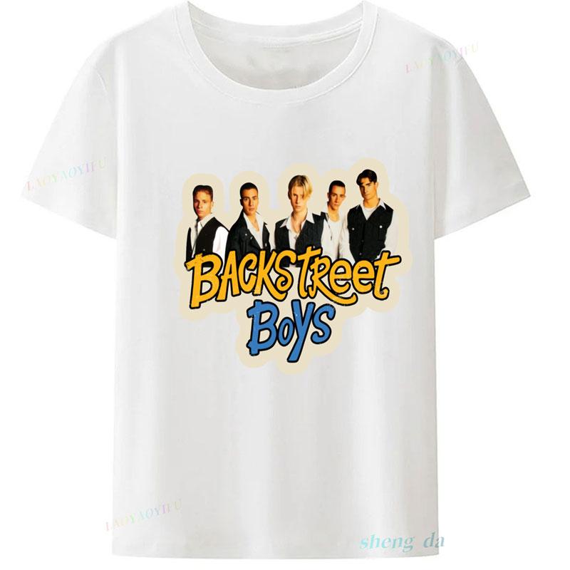 Backstreet Boys 90S Vintage Rock Band Graphics TShirts Unisex Clothes Retro Punk Tee Official Tee Cheap Polyester Unisex TShirt