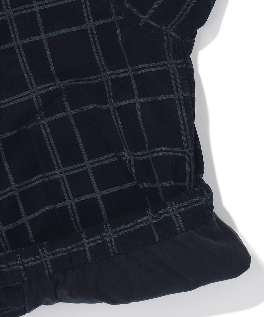 BIBISSIEOSEU Warm Day Jacket Navy Check
