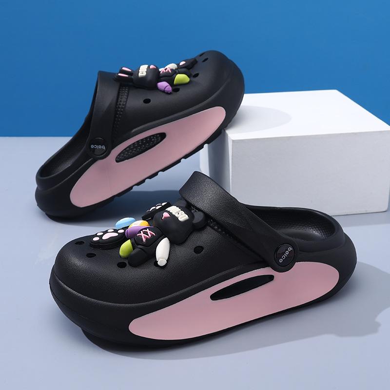 Colorful And Adorable Kids Soft Bottom Eva Slipon Shoes Nonslip Sandals Casual