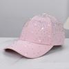 Fashion Diamond Hat Korean Version Trendy Versatile Full Diamond Baseball Cap For Spring Autumn Travel Sun Shading Duckbill Hats