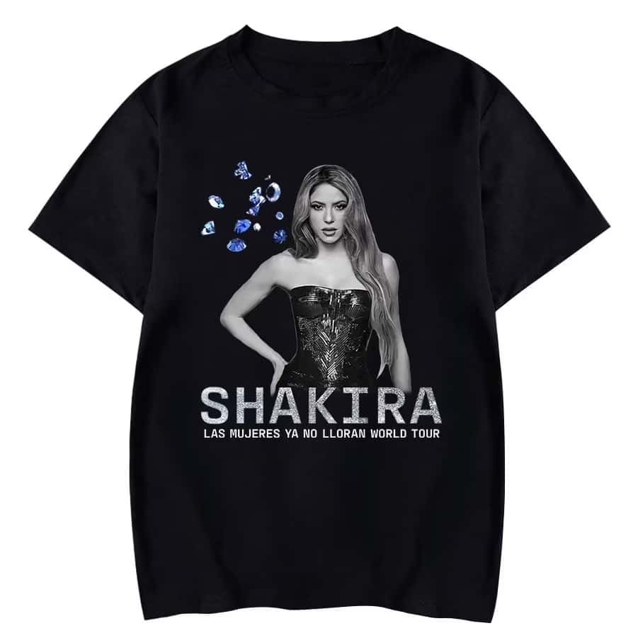 

Shakira Merch Las Mujeres Ya No Lloran Unisexs TShirt Unisex ONeck 100 Cotton Short Sleeve Y2k Oversized Popular Tee Fans Gifts XL
