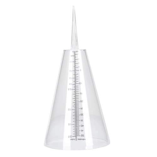 HYTROVE 1pc Rain Glass Measuring Cup Rain Gauge Meter, Meteorological Shape, Garden, Simple, Transparent Meter, Key, Rain Gauge, Measuring Cup, Upgrad