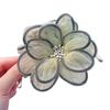Gaze Kamelienblüten-Klammer für Dutt bei Frauen - Elegantes großes Haarspangen-Accessoire