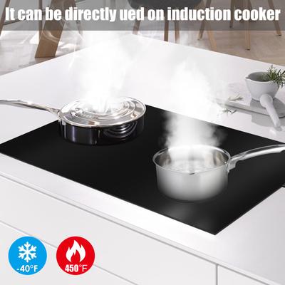 Induction Cooker Cover Silicone Mat Large Non Slip Electric Stove Cover Mat Cooktop Protector for Induction Stove Kitchen Gadget