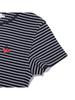 KIRSH Small Cherry Slim Fit Striped T-Shirt [Dark Navy]