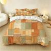 New Design Contrasting Checkerboard Printed Coreless Down Duvet Cover Set,Multi Size Bedding Decoration,Machine Washable