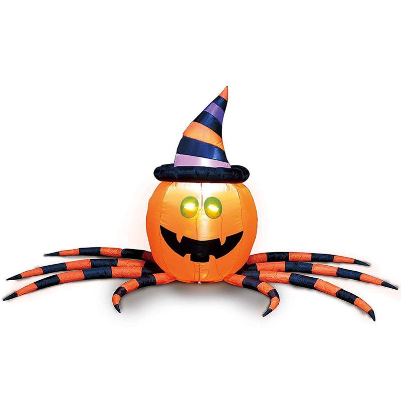 Halloween Scary Clown Spider Pumpkin LED Balloon Decoration