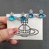 Rotatable Bead Necklace & 925 Silver Stud Earrings Inspired by Empress Dowager Cixi
