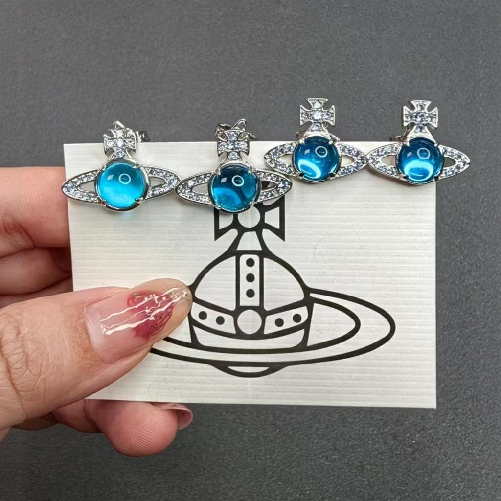 Rotatable Bead Necklace & 925 Silver Stud Earrings Inspired by Empress Dowager Cixi