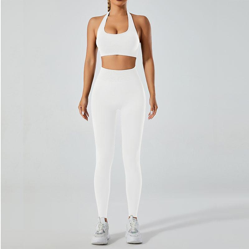 Yoga-Outfit für Damen High-Impact Sportbekleidung mit feuchtigkeitsableitendem und atmungsaktivem Stoff für Fitness und Laufen