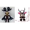 2026 New 99 Nights In The Forest Plush Game Merchandise Brown Stand And Sit Elk Deer White Owl Stuffed Doll Pillow For Kid Gifts