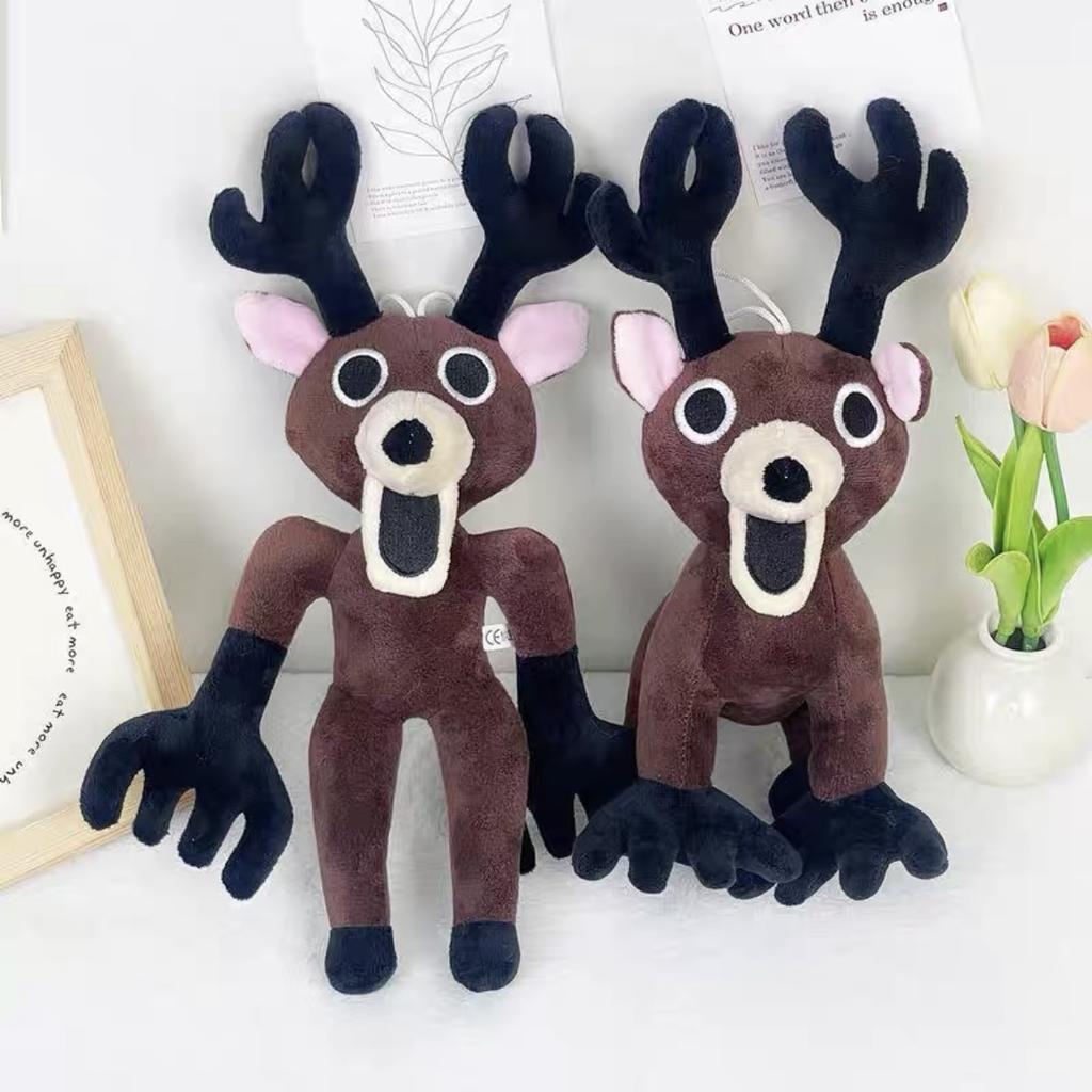 New 99 Nights Cartoon In The Forest Deer Plush Toys Cotton Stuffed Doll Anime Animal For Kids Birthday Gift Halloween Gifts