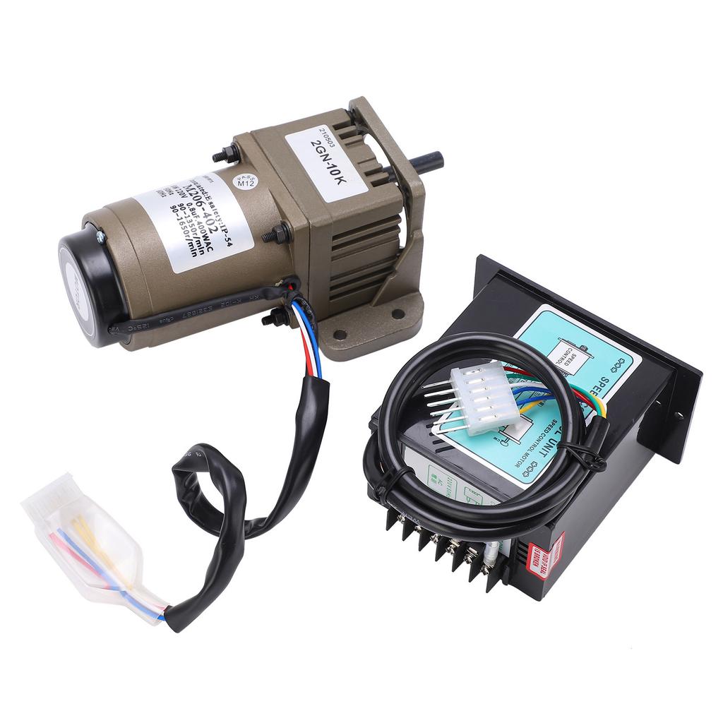 AC 220V 6W Single Phase Asynchronous Gear Motor Deceleration Adjustable Speed (10K)