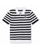 Goldeunbeeo (M) Striped Collar Sweater G4Wam26301Bkx