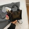 Retro Myerard Brown Women's Small Crossbody Bucket Bag - Versatile and Popular for Autumn/Winter