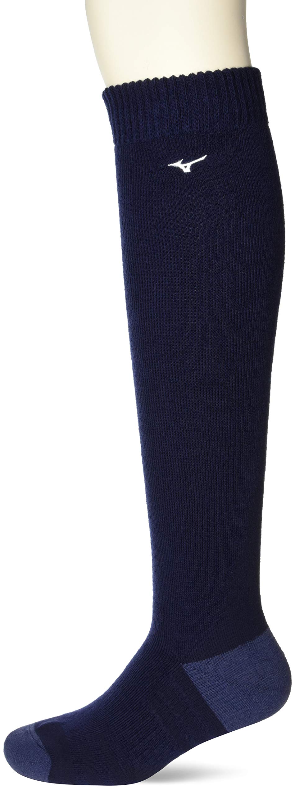 

Mizuno Deluxe Warm Breath Thermo Long Golf Deep Free Size Men s Socks, 52JX0518, Navy, (25-27cm)