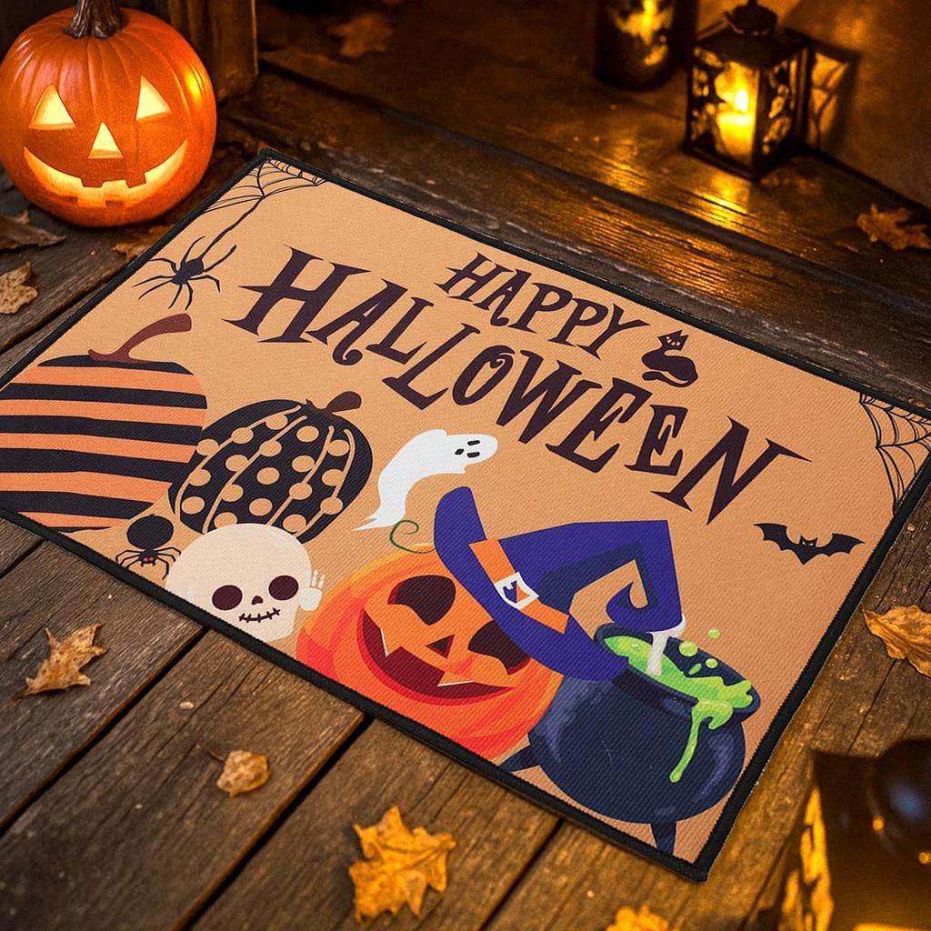 Halloween Doormat Durable And Easy To Clean Halloween Home Decor, Suitable For Bedrooms, Kitchens, Entrances, Etc.