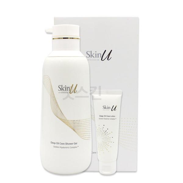 

SKIN U Soft & More 138 Deep Oil Care Shower Gel Set (Shower Gel 450ml + Lotion 50g)