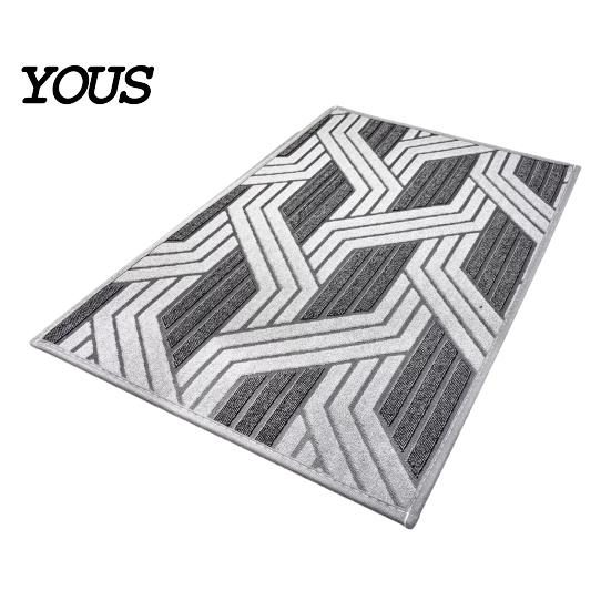 Anti-pilling Floor Mat Jacquard Entrance Door Mat, Quick-Dry Water Absorbent Machine Washable Non-Slip Doormat for Bathroom Kitchen Quick-drying