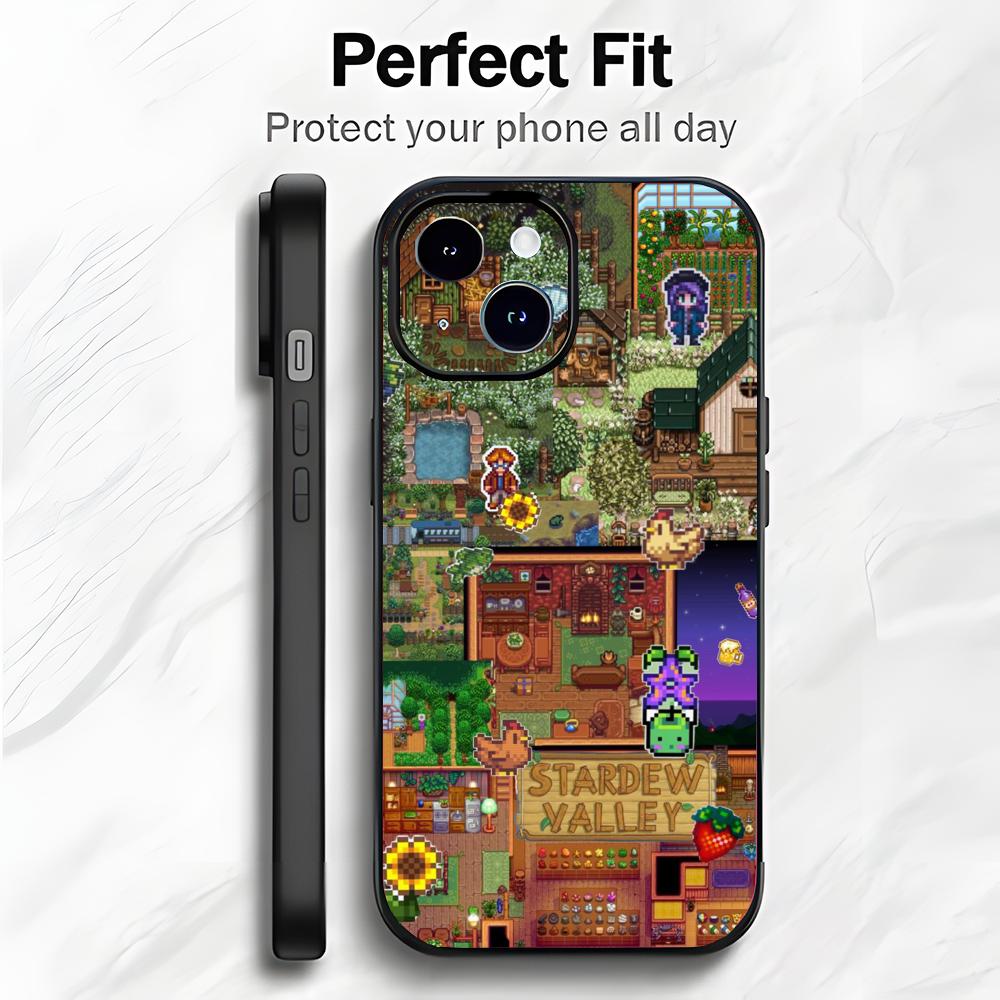 Cozy Farming Game S-Stardew Valley Phone Case Phone Case Soft Packaging Lightweight For iPhone17 16 15 14 13ProMax