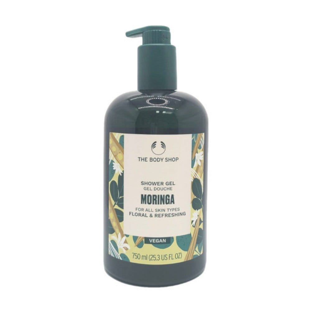 The Body Shop Moringa Duschgel Körperwaschgel 750ml x 2 Großpackung 1+1