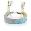 Trendy Woven Rope Drawstring Plaid Bracelet for Women